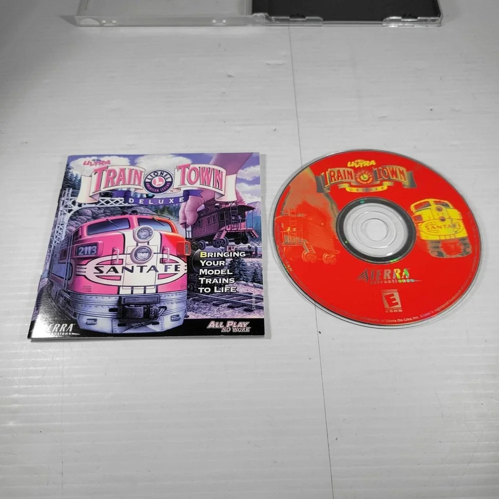 Traintown Lionel Trains 3D Ultra PC Railroad Simulation Game Sierra CIB